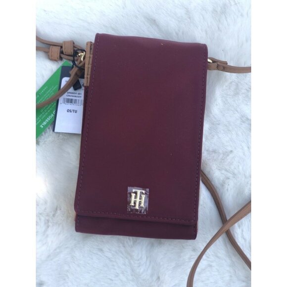 Tommy Hilfiger Phone Julia Crossbody Small Bag Nyl - Picture 1 of 7